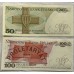 POLAND 1983 - 1986 . FIFTY 50 and ONE HUNDRED 100 ZLOTYCH BANKNOTES
